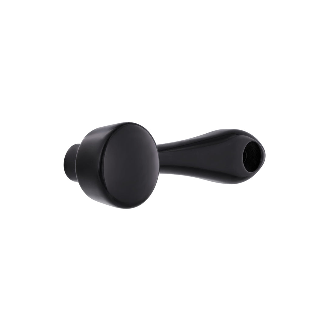 Black Die-Cast Window Crank With 16 - Spline 7/16” OD Adapter - Plain