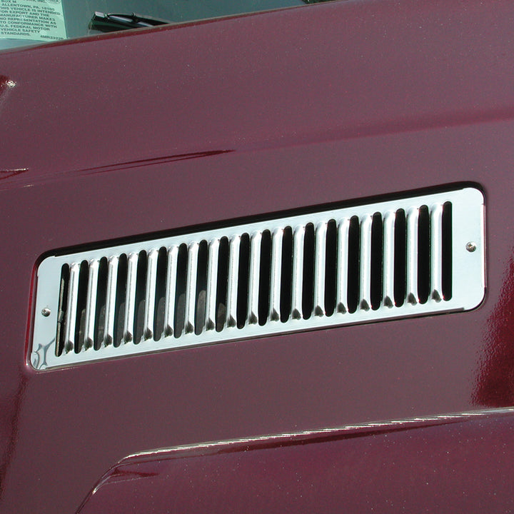 Stainless Hood Air Intake Trim For 1988+ Mack CH