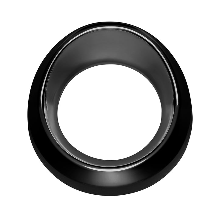 Candy Color Small Gauge Cover With Visor - Glossy Black