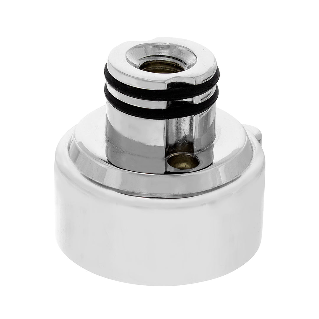Gearshift Adapter W/LED Mount For Eaton - Fuller 9/10 Speed - Chrome/Vertical (Bulk)