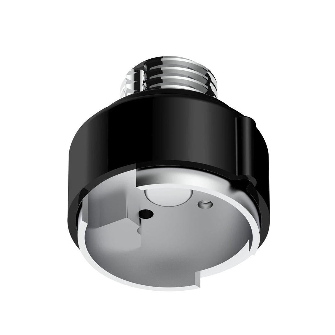 M30 x 3.5 Thread-On Gearshift Adapter W/LED Mount For Eaton - Fuller 9/10 Speed - Candy Black