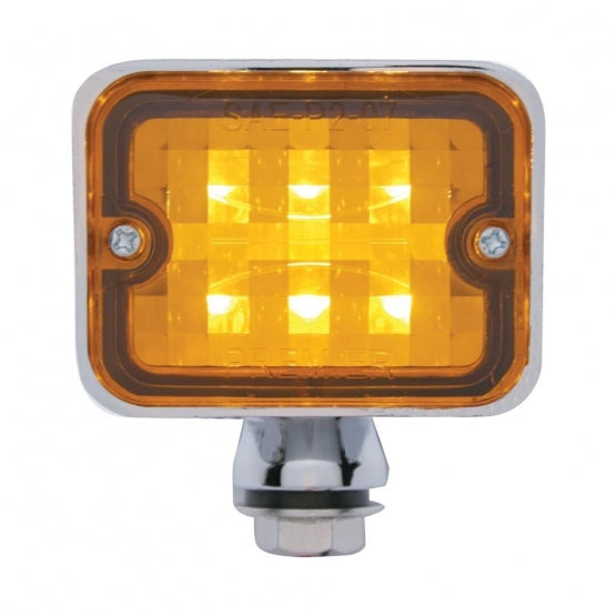6 LED Large Rod Light - Amber LED/Amber Lens