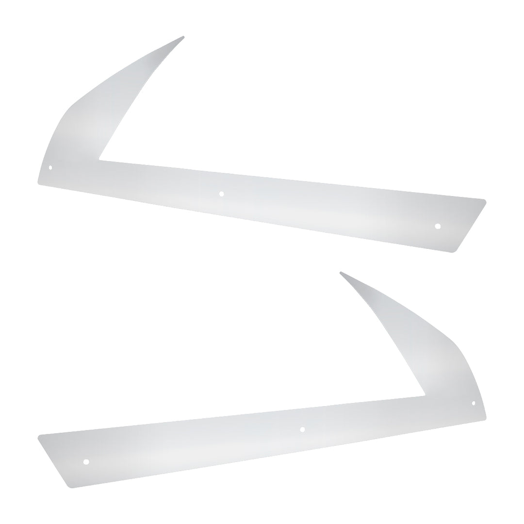 430 Stainless Steel Below Headlight Fender Guards For 2018-2024 Freightliner Cascadia (Pair)