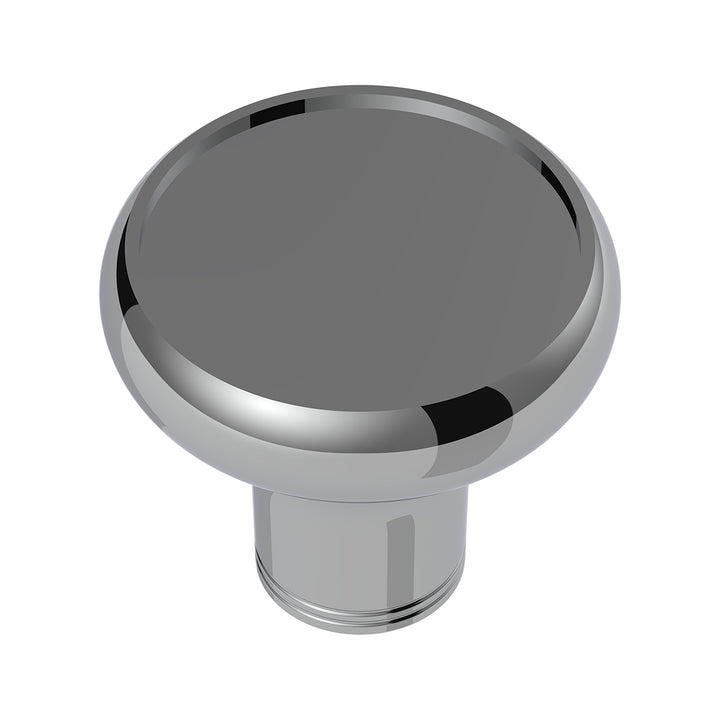 1/2" - 13 Thread-On Aluminum Round Shift Knob - Chrome