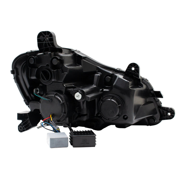 Blackout 8 LED Projection Headlight For 2013-2021 Kenworth T680 - Driver