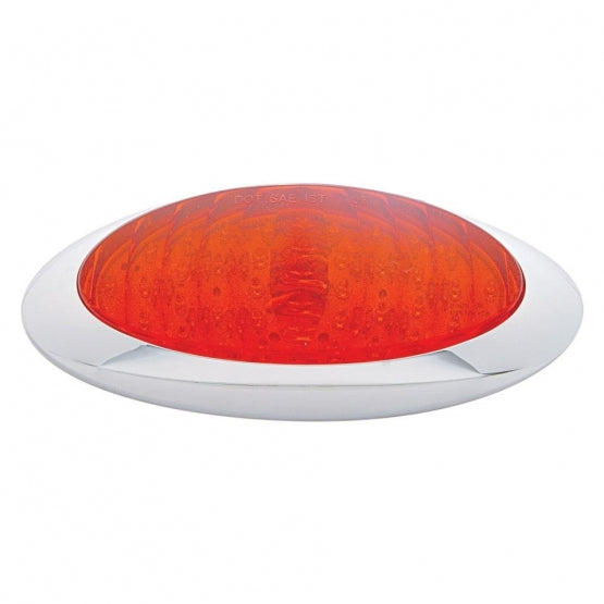 40 LED Oval Phantom III Light (Stop, Turn &amp; Tail) - Red LED/Red Lens