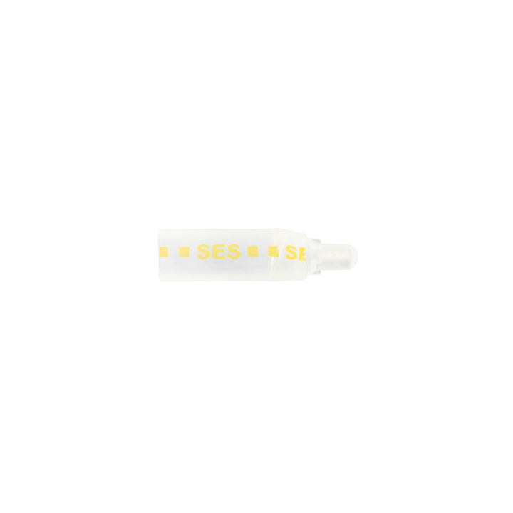 18-10 AWG CS Closed - End Heat Shrink Connector - Clear w/ Yellow Dash (5-Pack)