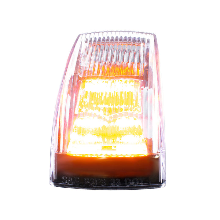 8 LED Cab Light For Freightliner M2 - Amber LED/Clear Lens