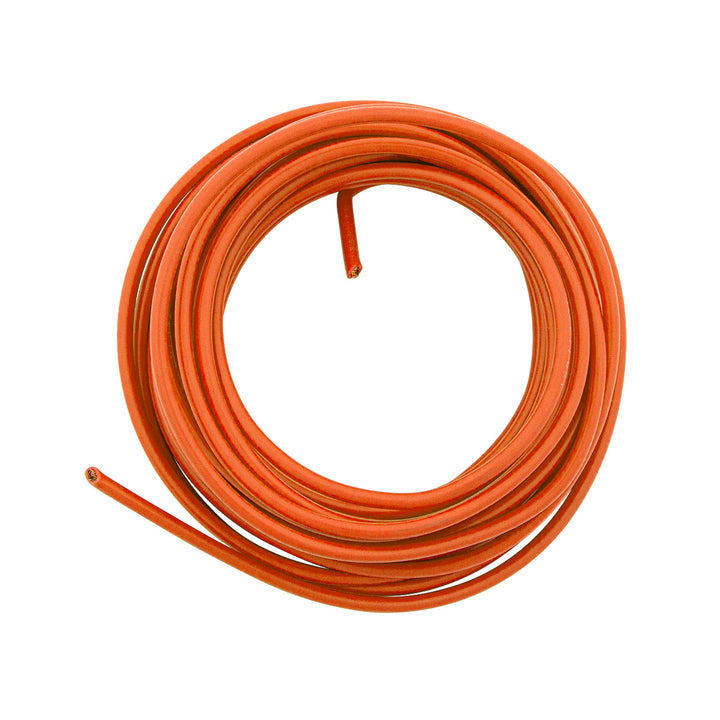 Primary Wire - Rated 80°C 14 AWG, Orange 15 Ft.