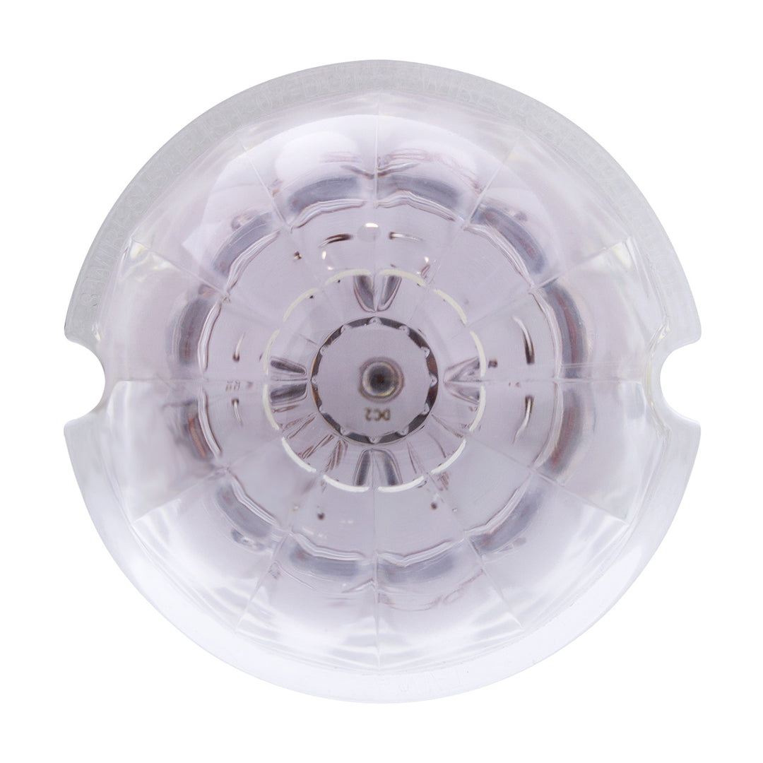 17 LED Watermelon Cab Light - Amber LED/Clear Lens (Bulk)