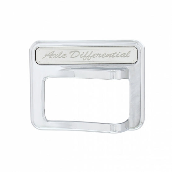 Chrome Rocker Switch Cover For Peterbilt 579 (2013-2019) &amp; 567 (2014-2018) - Axle Differential