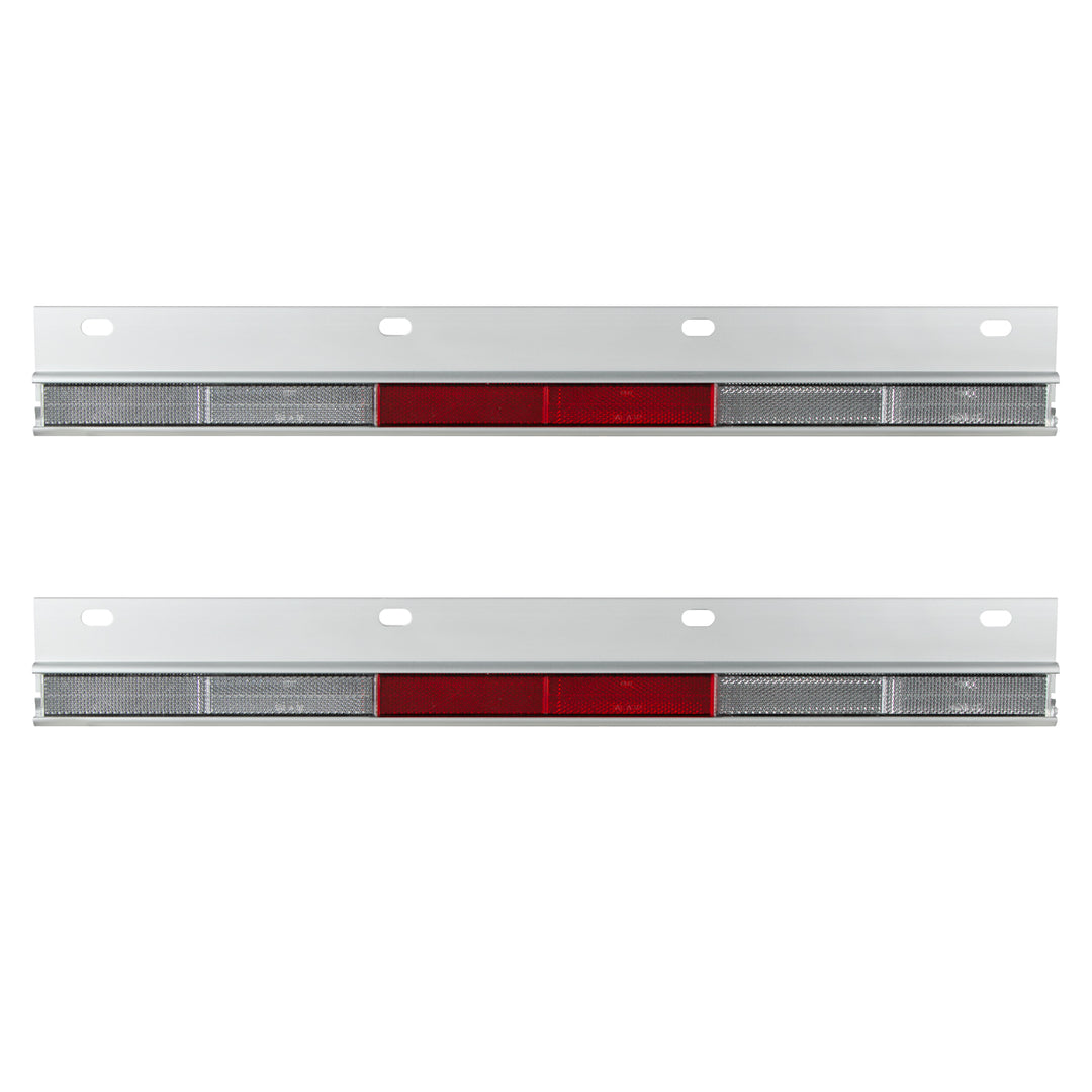 Straight Conspicuity Reflector Plate (Card of 2)