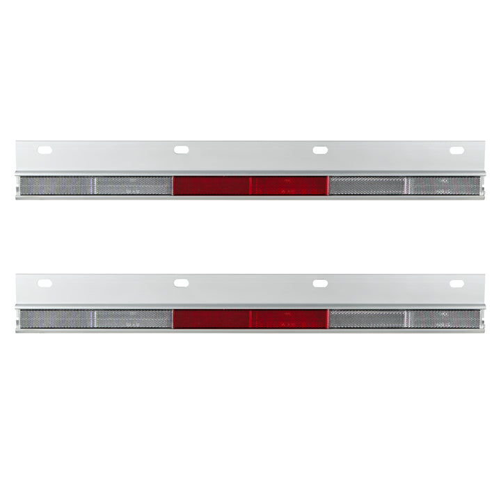 Straight Conspicuity Reflector Plate (Card of 2)