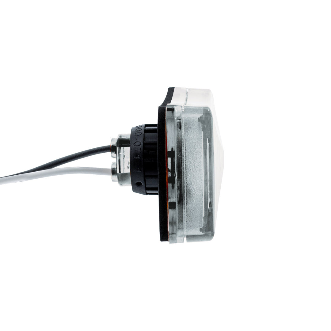 3 LED Rectangular Auxiliary Light - White LED/Clear Lens