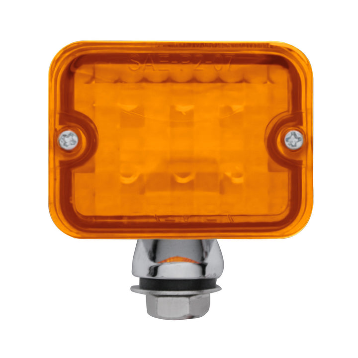 6 LED Medium Rod Light - Amber LED/Amber Lens