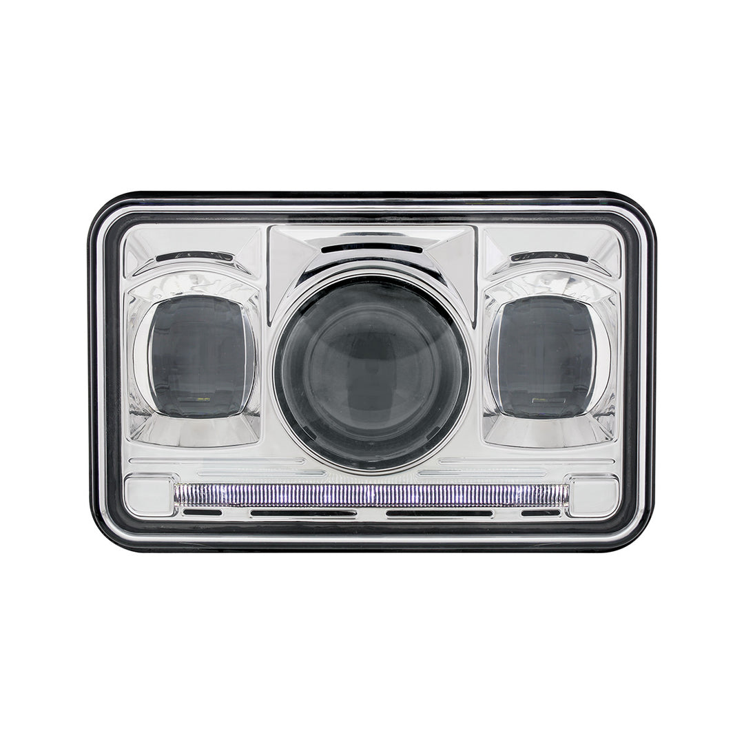 ULTRALIT - 11 High Power LED 4" x 6" Projection Headlight - Low Beam