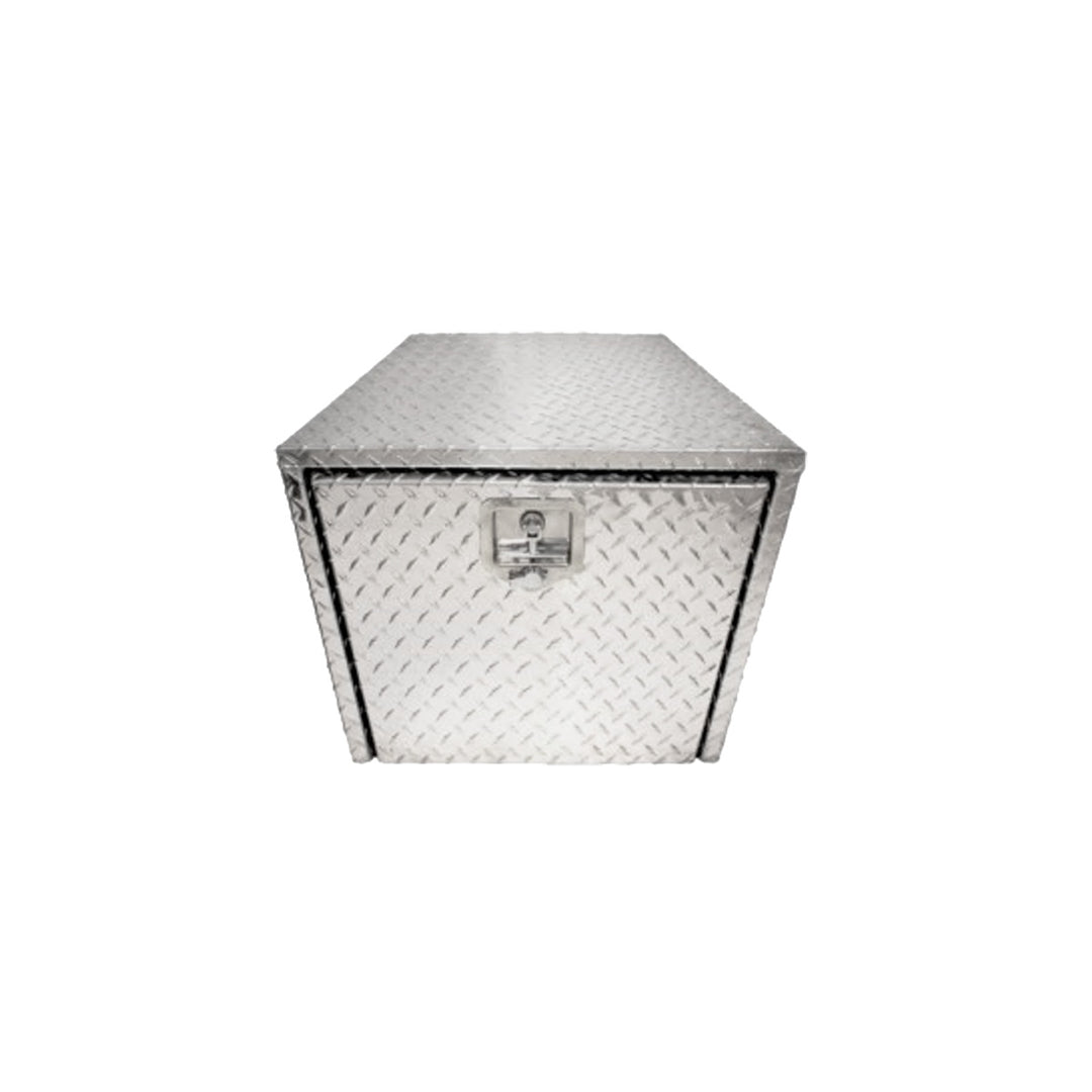 24"L X 18"W X 18"H Aluminum Diamond Plate Tool Box