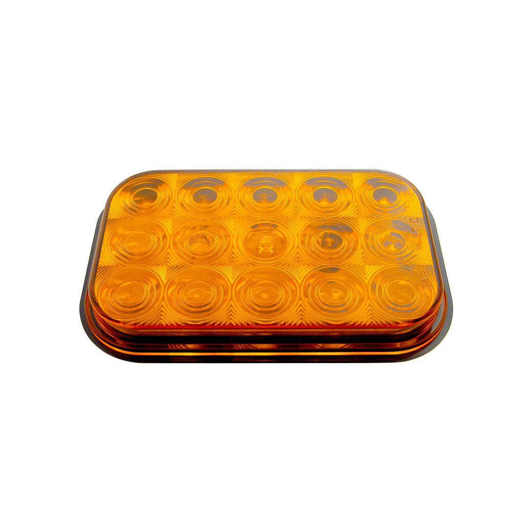 15 LED Rectangular Turn Signal Light - Amber LED/Amber Lens (Bulk)