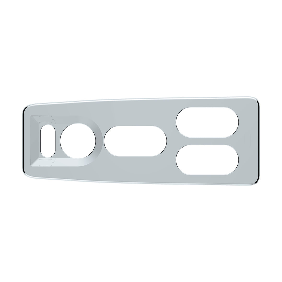 Chrome Window Switch Cover For 2008-2017 Freightliner Cascadia - Driver - 5 Openings
