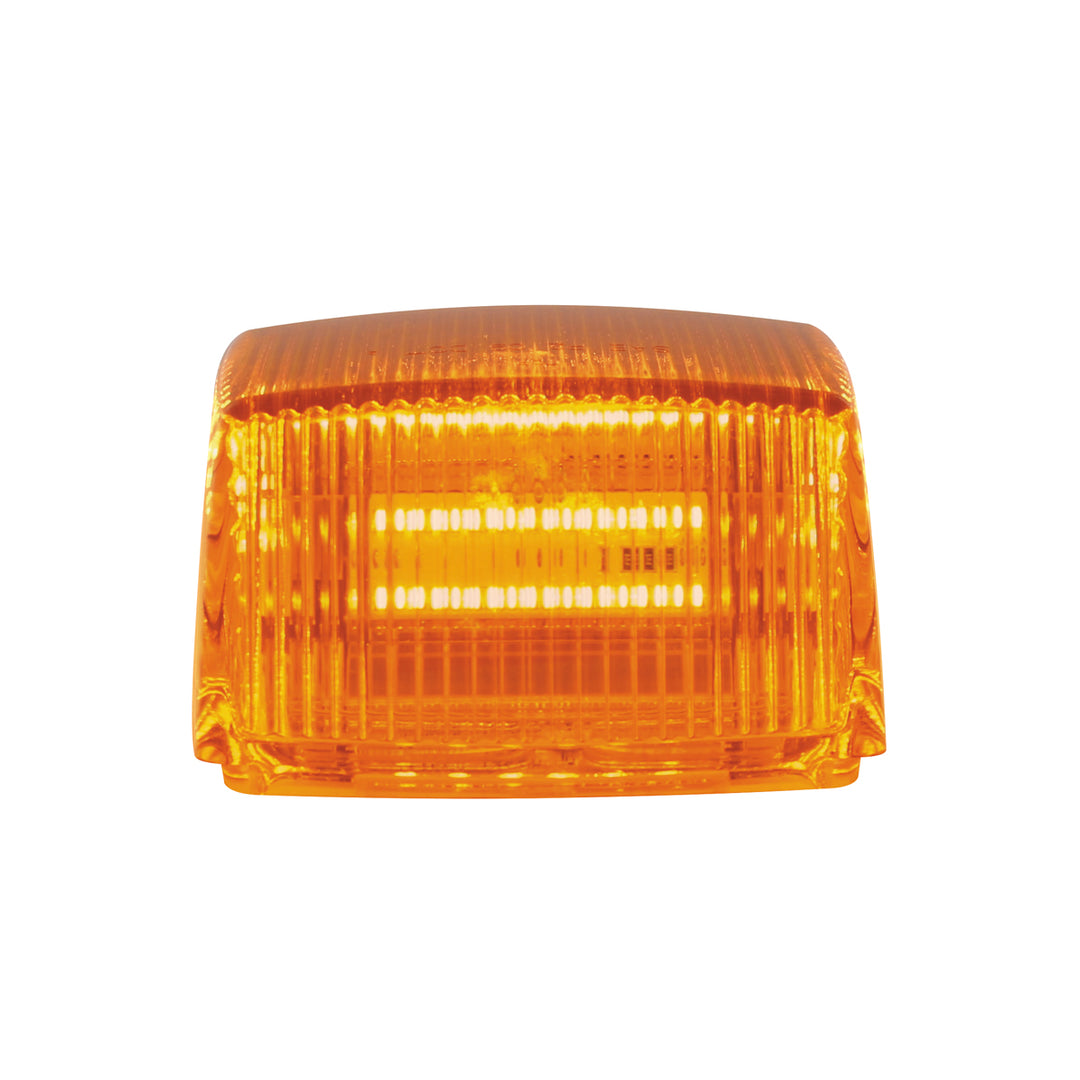 36 LED Square Cab Light - Amber LED/Amber Lens