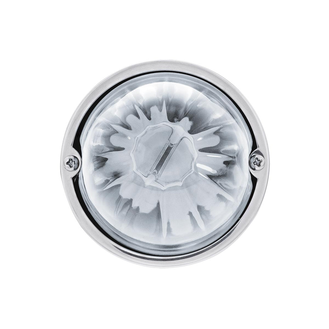 UltraBurst Glass Watermelon Light Flush Mount Kit - White LED/Clear Lens