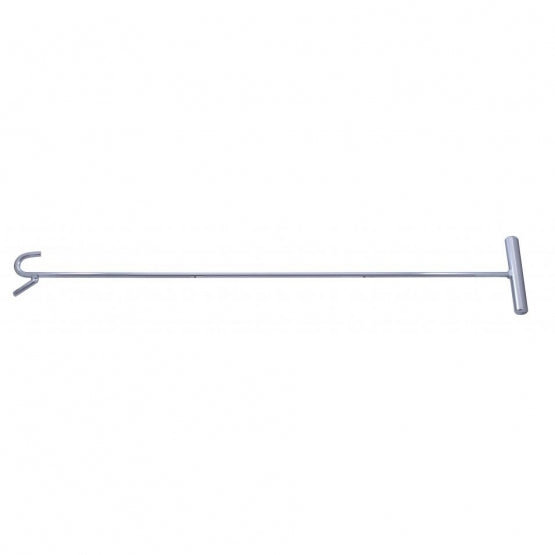 Chrome 31" Long Fifth Wheel Pin Puller, S - Hook (Each)