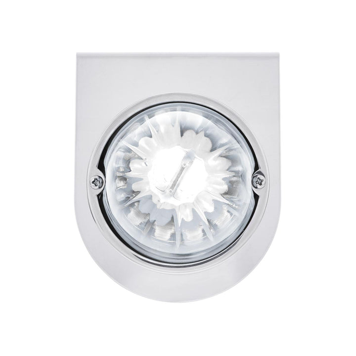 UltraBurst Glass Watermelon Light With Stainless Steel Light Bracket Kit - White LED/Clear Lens