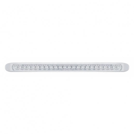 23 LED 17-1/4" Reflector Light Bar With Bezel (Stop, Turn &amp; Tail) - Red LED/Clear Lens