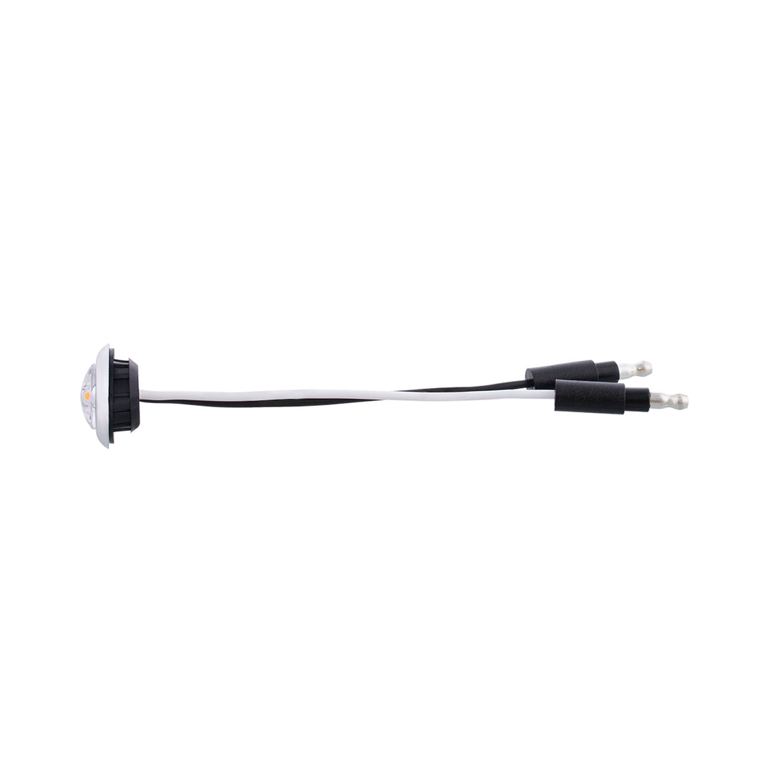 LED Single Function ArcBlast 3/4" Mini Light (Clearance/Marker) - Amber LED/Clear Lens