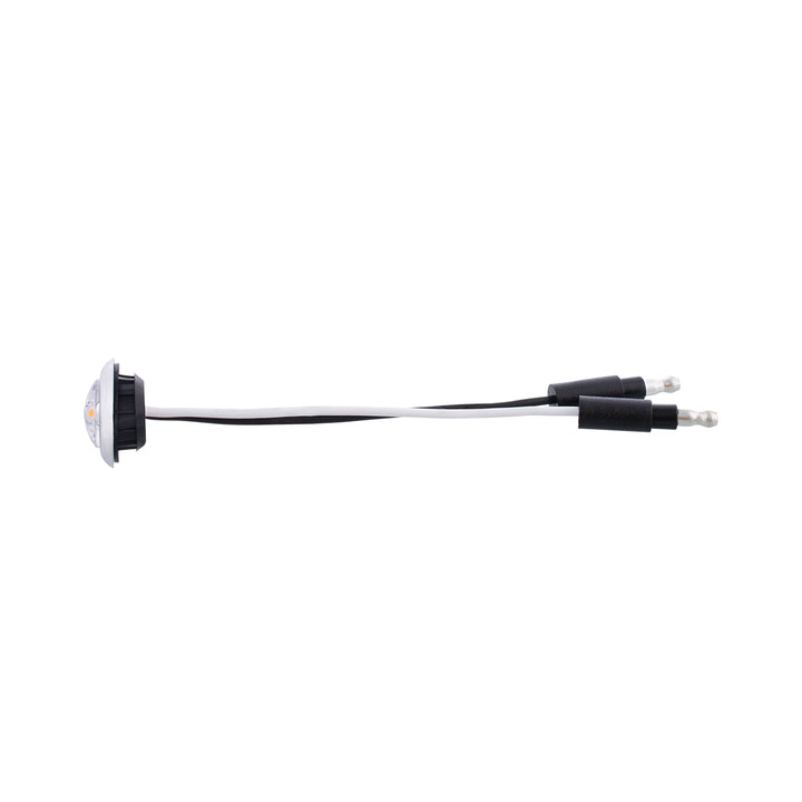 LED Single Function ArcBlast 3/4" Mini Light (Clearance/Marker) - Amber LED/Clear Lens