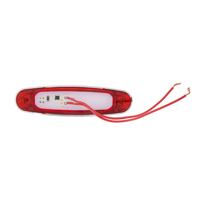 5-3/4" Wide 3 LED ViperEye Light (Clearance/Marker) - Red LED/Red Lens