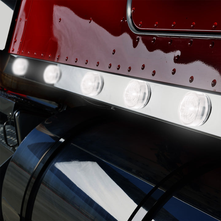 3 LED Oval Auxiliary Light - White LED/Clear Lens