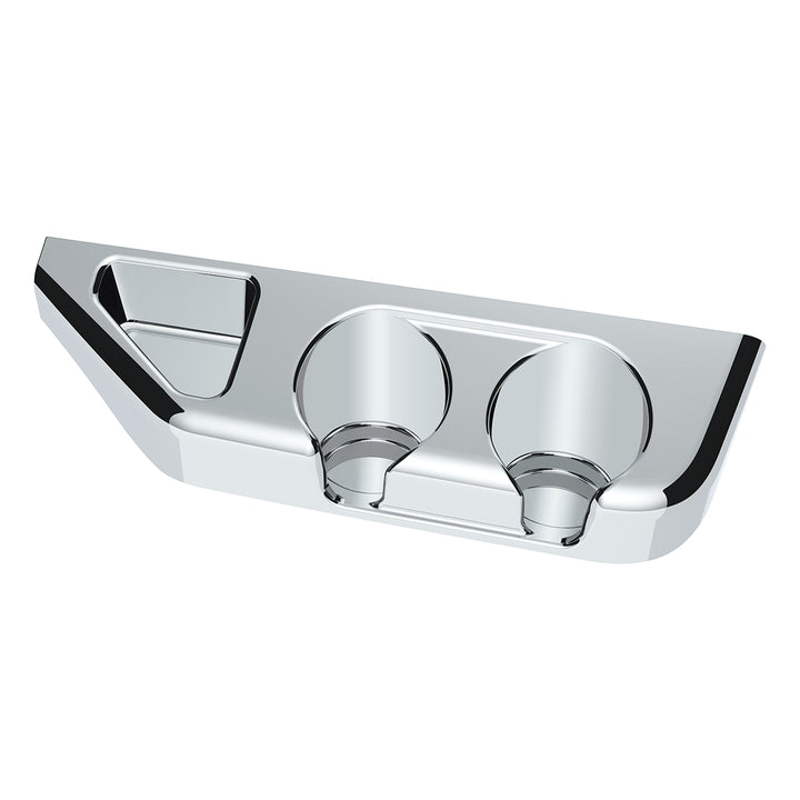 Chrome Center Cup Holder Panel For Freightliner Columbia (2003-2011) &amp; Century/Coronado (2002-2010)