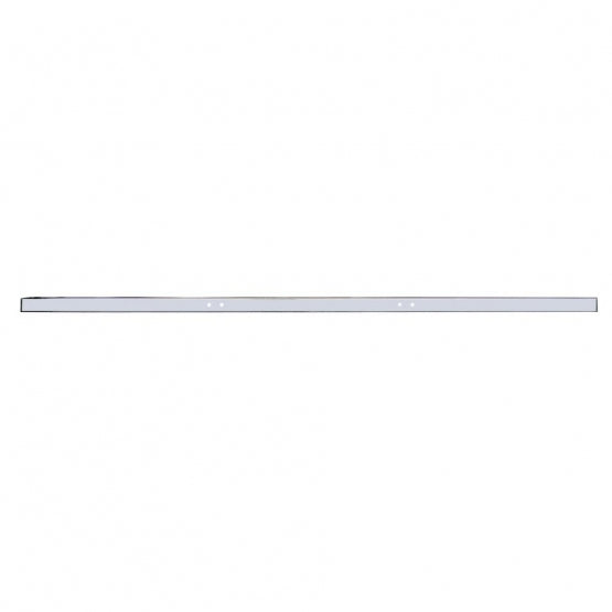 Chrome 1 Piece Rear Light Bar With Six 4" Light Cutouts