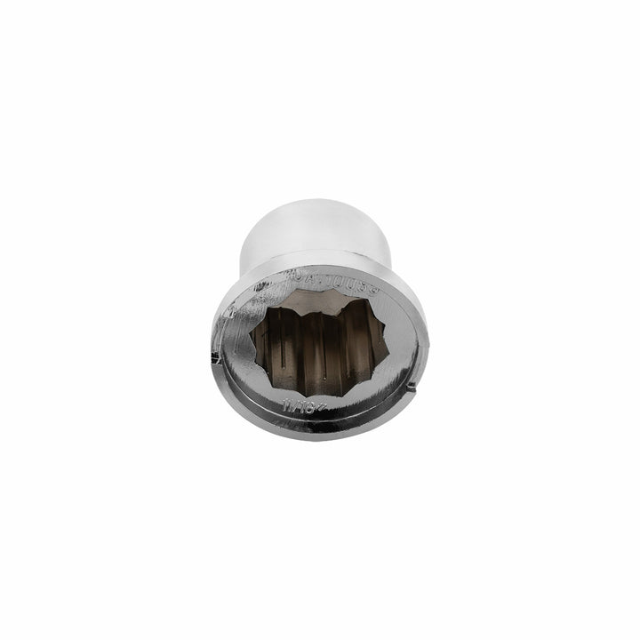 11/16" x 1-1/4" Chrome Plastic Pointed Nut Cover - Push-On