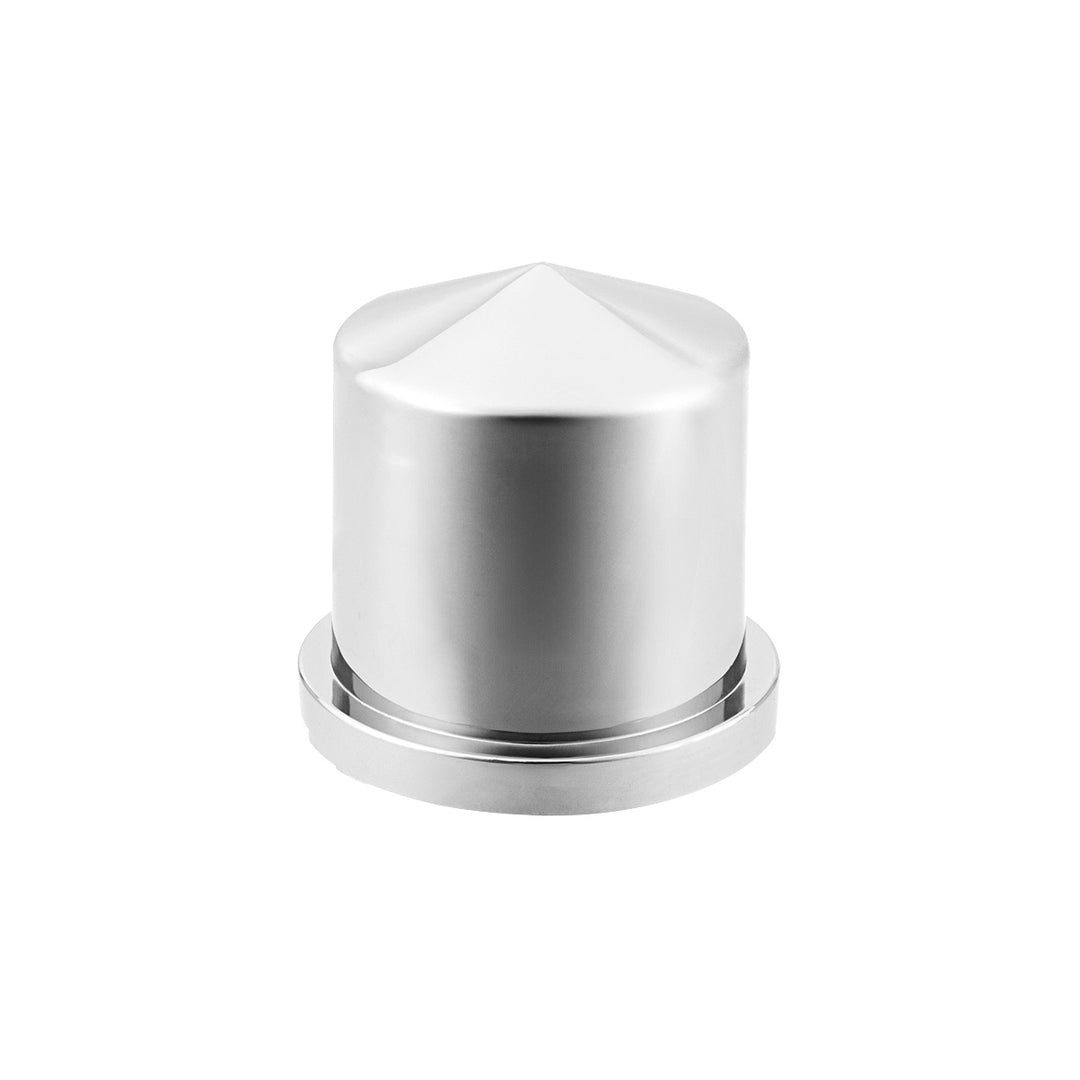 33mm X 1-7/8" Chrome Plastic Pointed Nut Covers - Push-On (10-Pack)