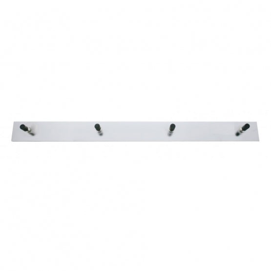 2" x 24" Stainless Top Mud Flap Plate - Welded Stud