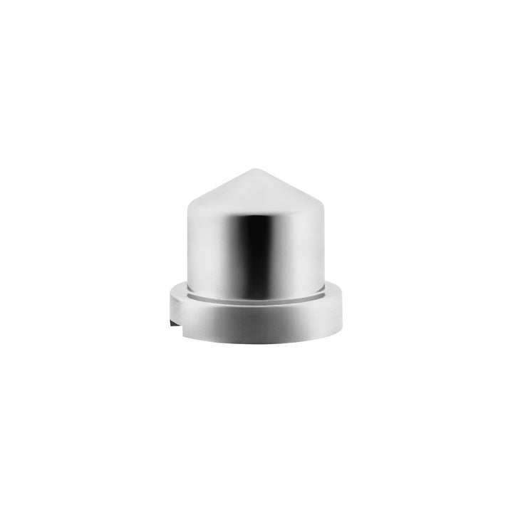 1/2" x 13/16" Chrome Plastic Pointed Nut Cover - Push-On