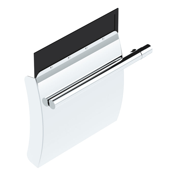 24" x 24" 430 Stainless Steel Quarter Fender With Tube Bracket Set - 4" Side Wall