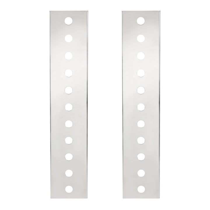 Peterbilt Stainless Front Air Cleaner Bracket Only - 22 Mini Light Cutouts