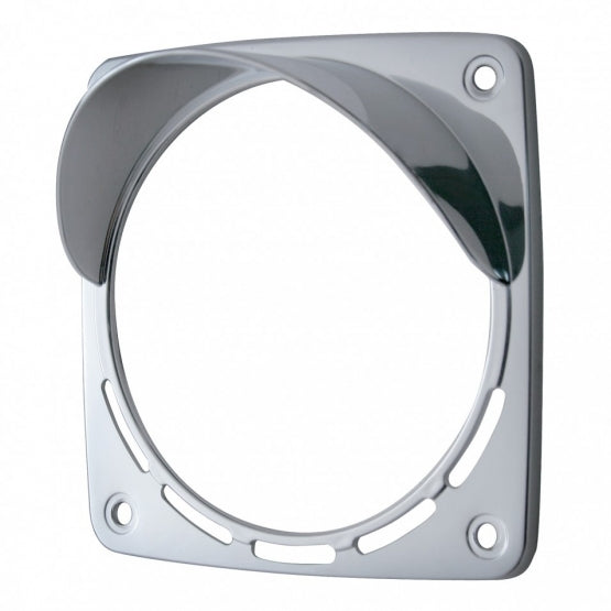 Square Turn Signal Light Bezel With Visor