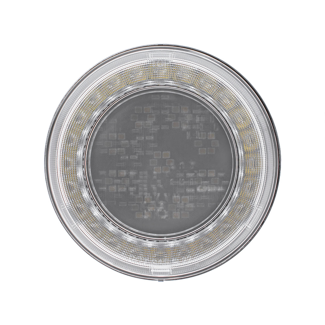 33 LED 4" Round Lumos Light S - Series (Back-Up) - White LED/Clear Lens