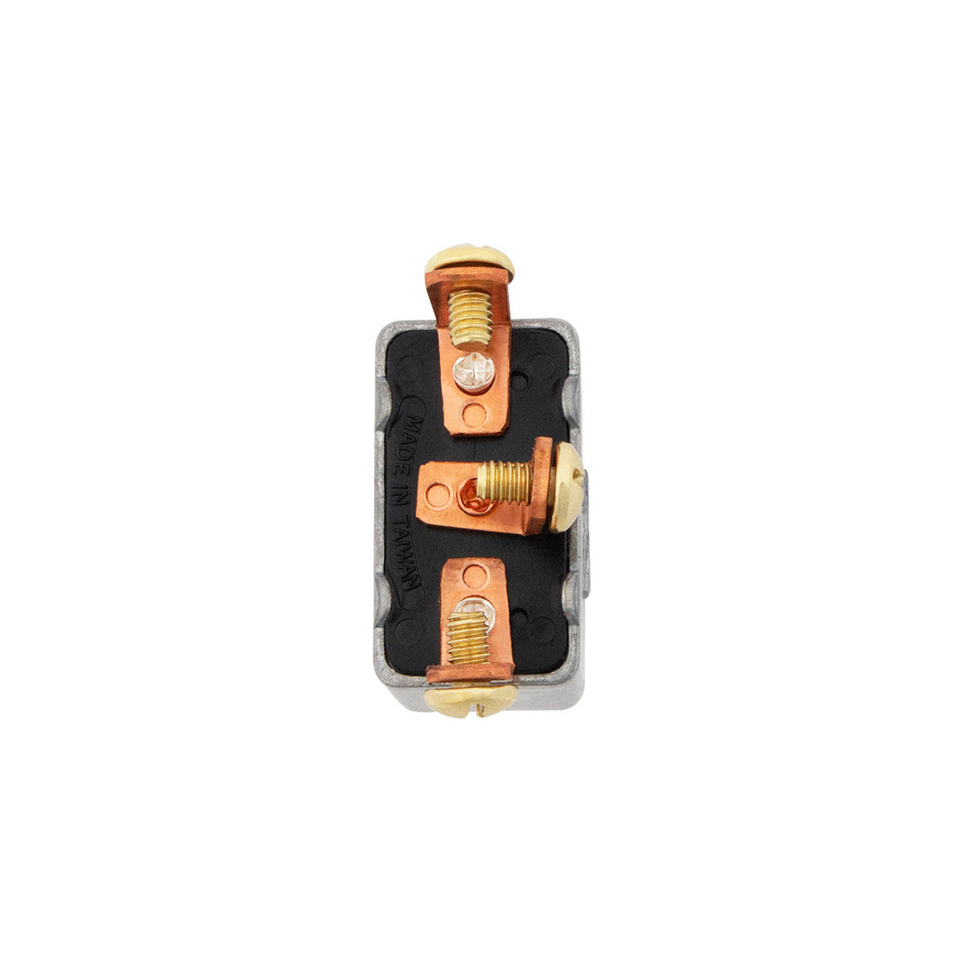 All Metal Heavy Duty Toggle w/ 3 Screw Terminals 50 Amp 12V S.P.S.T. On/Off/On 1 Pc.