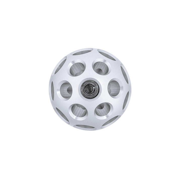 Thread-On Annodized Phoenix Style Ball Gearshift Knob With LED 9/10 Speed Adapter - Blue LED