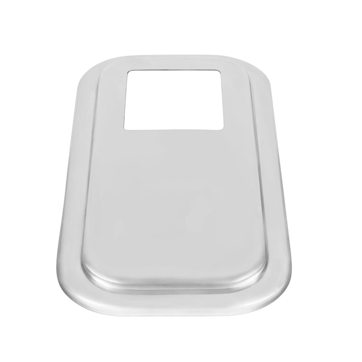 Peterbilt Stainless Steel Shift Plate Cover - Extended Hood (Bulk)