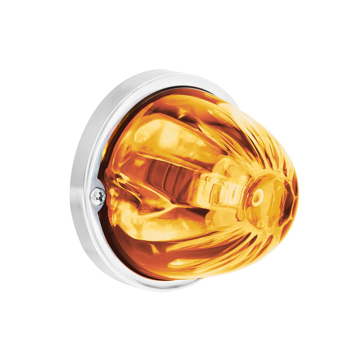 UltraBurst Glass Watermelon Light Flush Mount Kit - Amber LED/Clear Lens