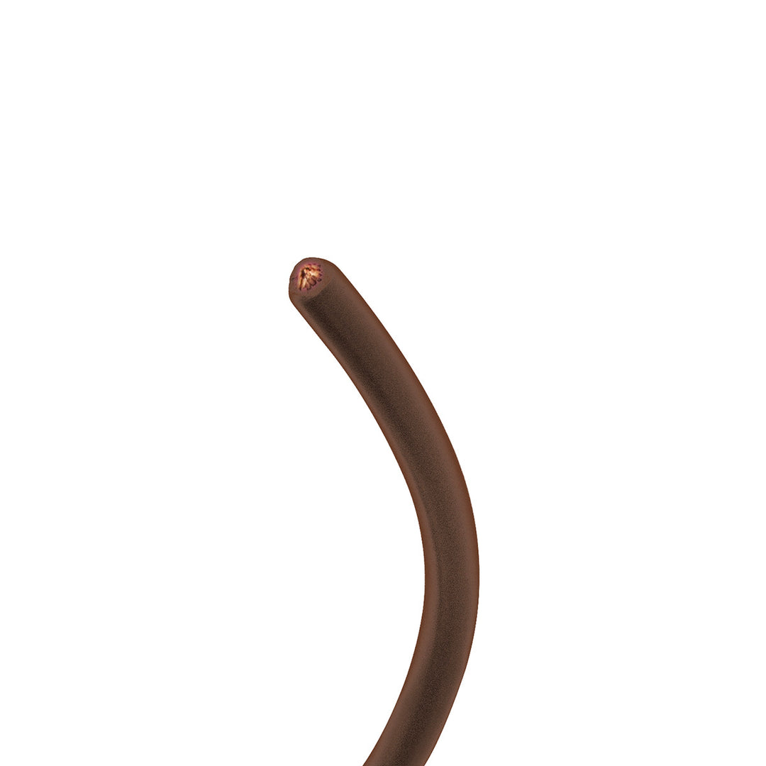 Primary Wire - Rated 80°C 10 AWG, Brown 8 Ft.