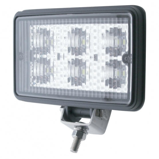 6 High Power 3 Watt LED Rectangular Work Light (Bulk)