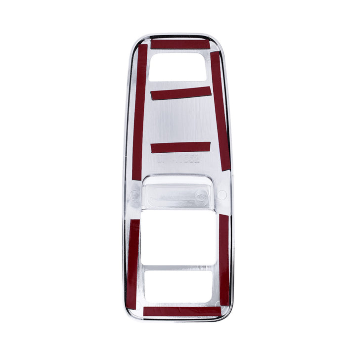 Chrome Plastic Door Switch Cover For 2013-2024 Kenworth T680 - Driver (Without Power Mirrors)
