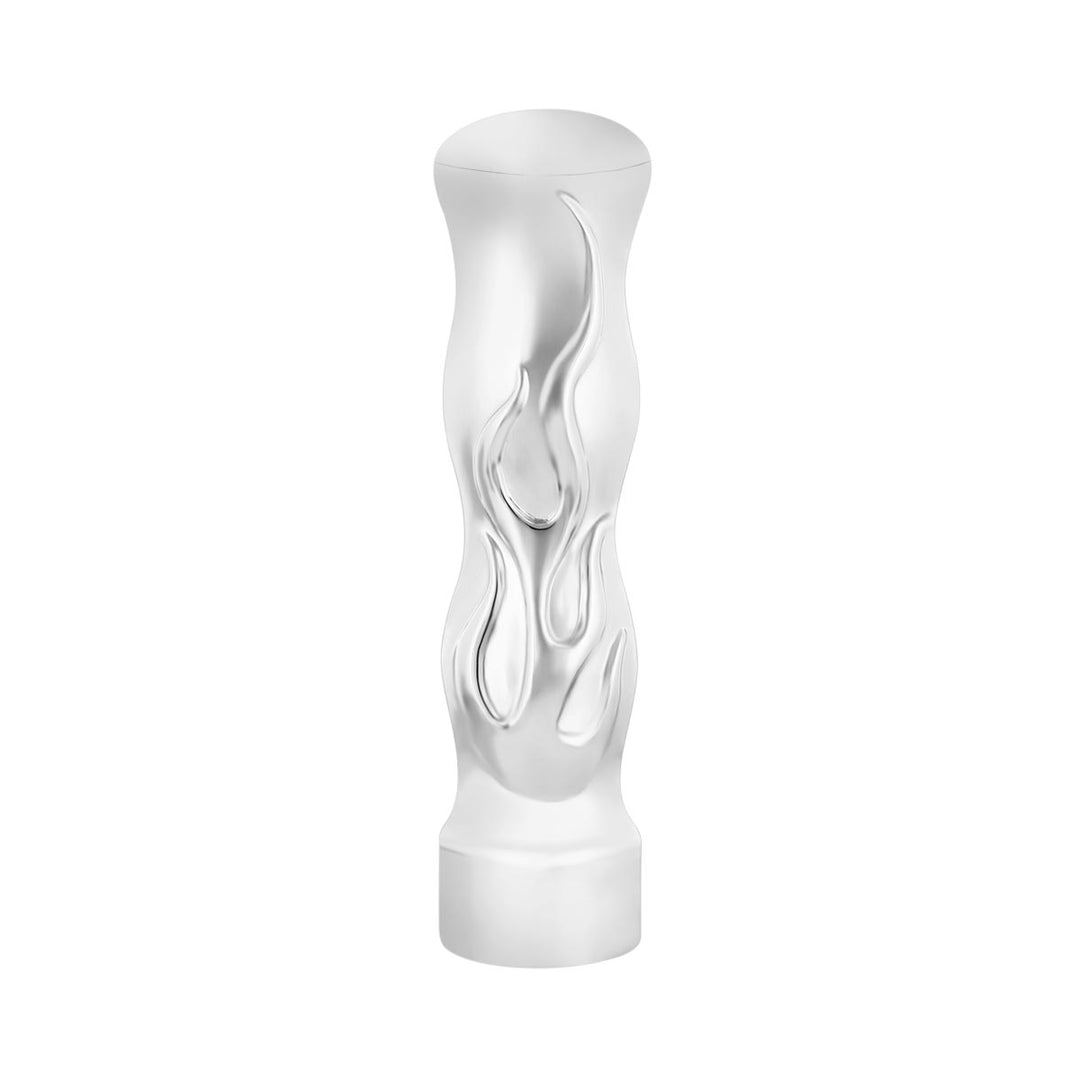 1/2" - 13 Thread On Flame Gearshift Knob - Chrome